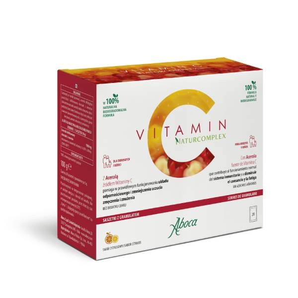 Aboca Vitamin C Naturcomplex, 20 sobres | Farmaconfianza