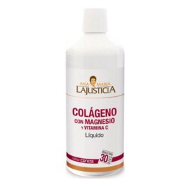 Ana María LaJusticia Colágeno con Magnesio y Vitamina C Líquido sabor Cereza, 1000 ml.