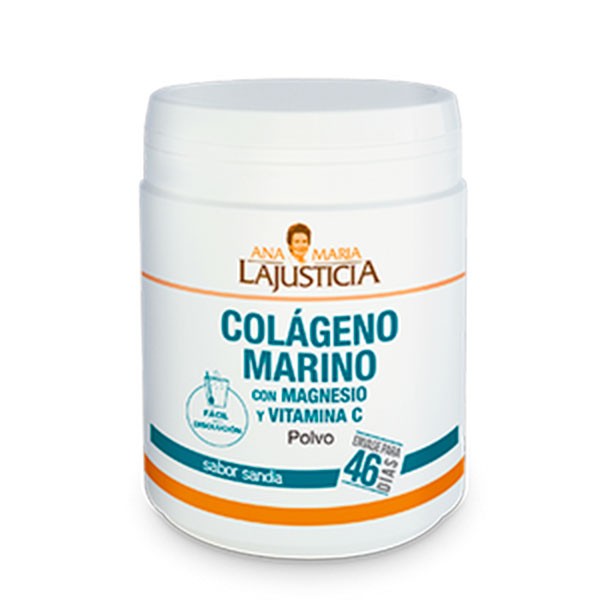 Ana María Lajusticia Colágeno Marino con Magnesio y Vitamina C en polvo sabor sandía, 350g | Farmaconfianza