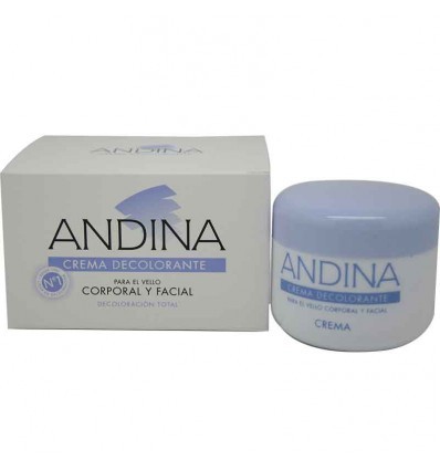Andina Crema Decolorante Corporal y Facial, 30 ml