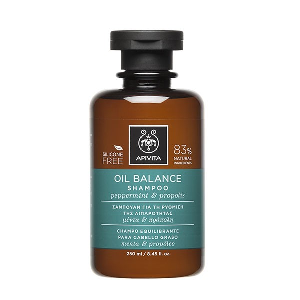 Apivita Propoline Champú para Cabello Graso con menta y propóleo | Farmaconfianza