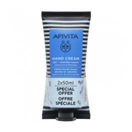 Apivita Crema Manos Hipérico Duplo 2x50 ml