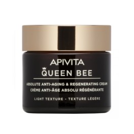 Apivita Queen Bee Crema Ligera Antienvejecimiento Holística para pieles normales a mixtas, 50 ml.