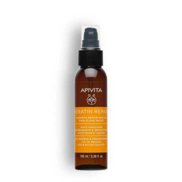 Apivita Keratin Repair Aceite Capilar, 100 ml | Farmaconfianza