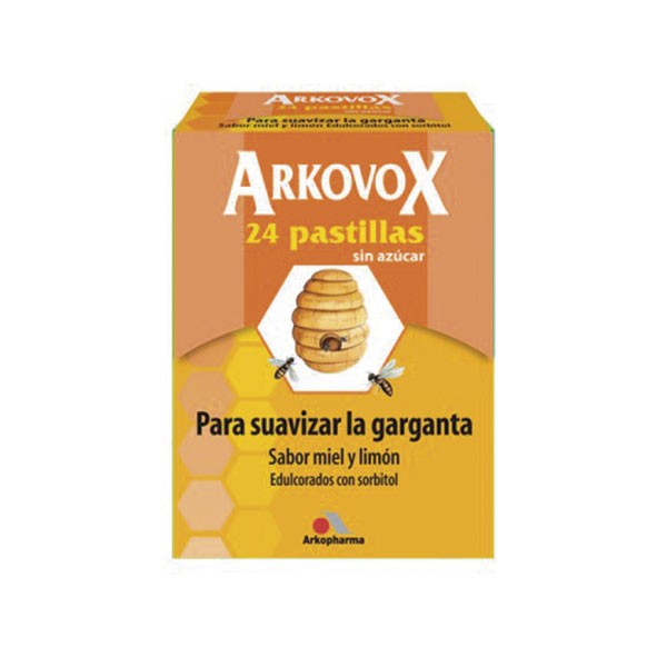 Arko Arkovox Pastillas Miel y Limón, 24 pastillas | Farmaconfianza | Farmacia Online
