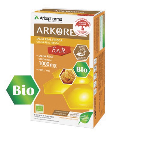 Arko Real Jalea Real Forte 1000 mg, 20 ampollas | Farmaconfianza