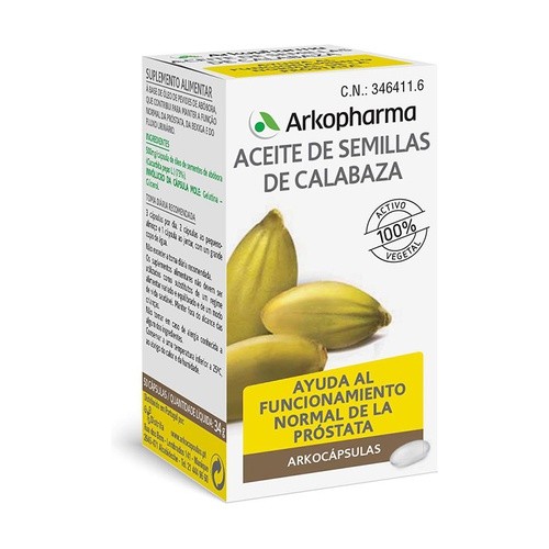 Arkocaps Aceite de Semillas de Calabaza 50 cápsulas, 35 g. ! Farmaconfianza
