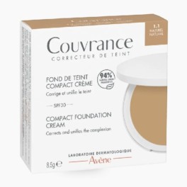 Avène Crema compacta acabado mate, color natural