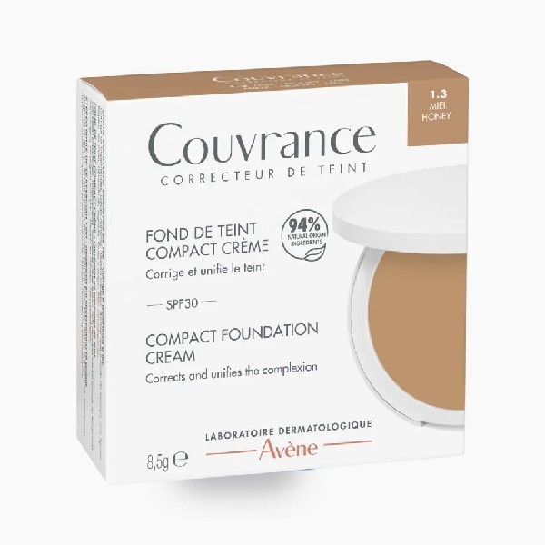 Comprar Online Avène Couvrance Crema compacta oil-free, color miel | Farmaconfianza