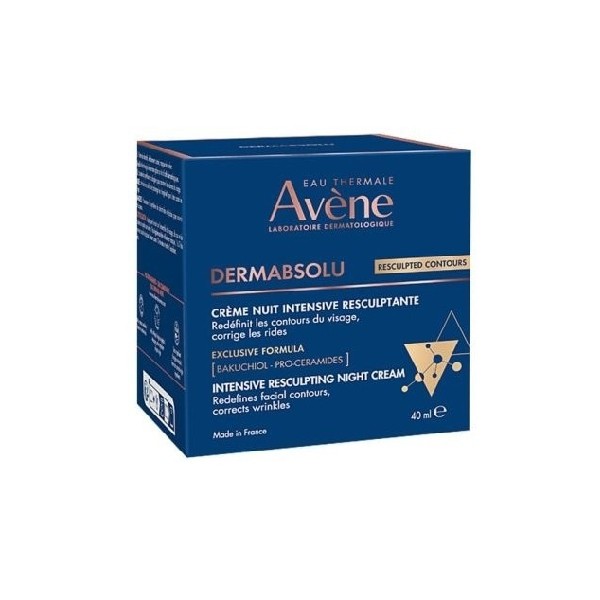 Avène Dermabsolu Bálsamo de Noche Regenerador, reafirmante, definición óvalo facial| Farmaconfianza 