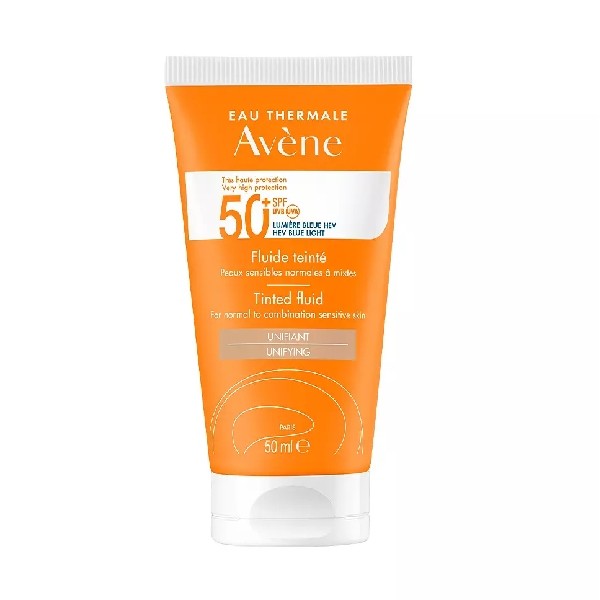 Avène Fluido con Color SPF50+, 50 ml | Farmaconfianza