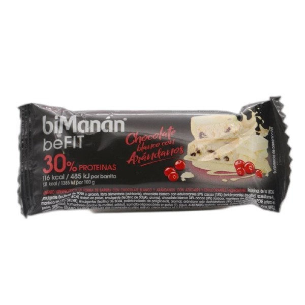 Bimanan BeFit Barrita Chocolate Blanco 30% Proteína