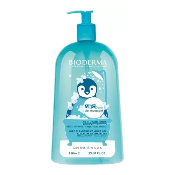 Bioderma ABCDerm Gel Moussant, 1000ml