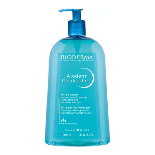 Bioderma Atoderm Gel de Ducha sin jabón, 1000 ml.