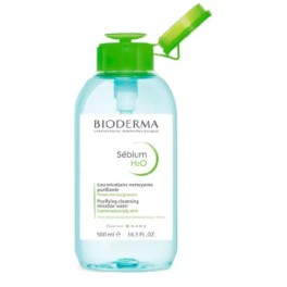 Bioderma Sebium Agua Micelar con Dispensador, 500ml