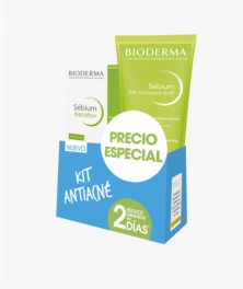 Bioderma Pack Sebium Kerato 30ml + Gel Moussant 200ml | Farmaconfianza
