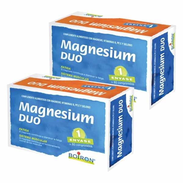 Boiron DUPLO Magnesium Duo, 2 x 80 comprimidos | Farmaconfianza