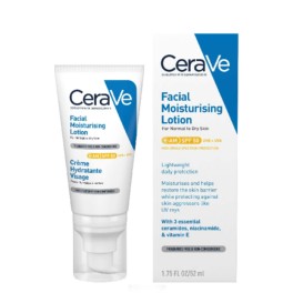 Cerave Loción Hidratante Facial SPF50, 52 ml