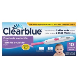 Clearblue Test Ovulación Digital 10 pruebas | Compra Online