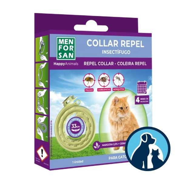 Menforsan Collar Repelente Anti-Insectos para Gatos