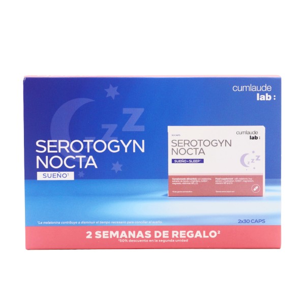 Cumlaude Lab Serotogyn Nocta Pack Oferta 2x30 cápsulas