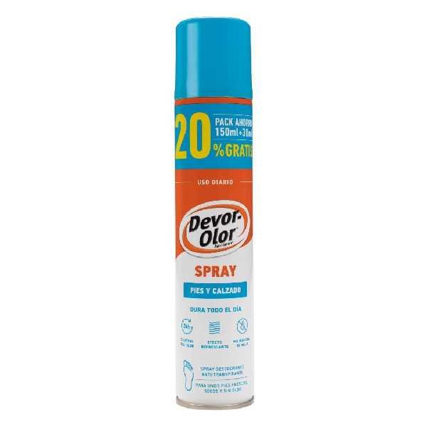 Devor Olor Desodorante Antitranspirante Spray Pies y Calzado 150 ml | Compra Online