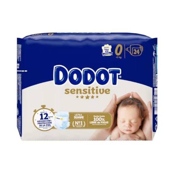 Dodot Sensitive Pañales T0, 24 uds