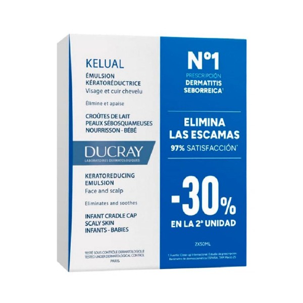 Ducray Kelual Emulsión Queratorreductora Duplo 2x50ml
