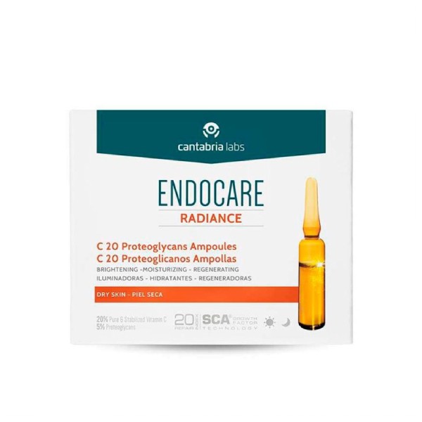 Endocare Radiance C20 Proteoglicanos, 10 ampollas