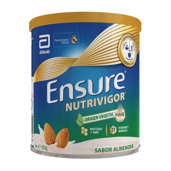 Ensure Nutrivigor Origen Vegetal Sabor Almendra, 400 g | Farmaconfianza