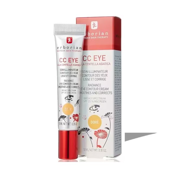 Erborian CC Eye Cream Contorno Ojos Tono Doré, 10 ml | Farmaconfianza