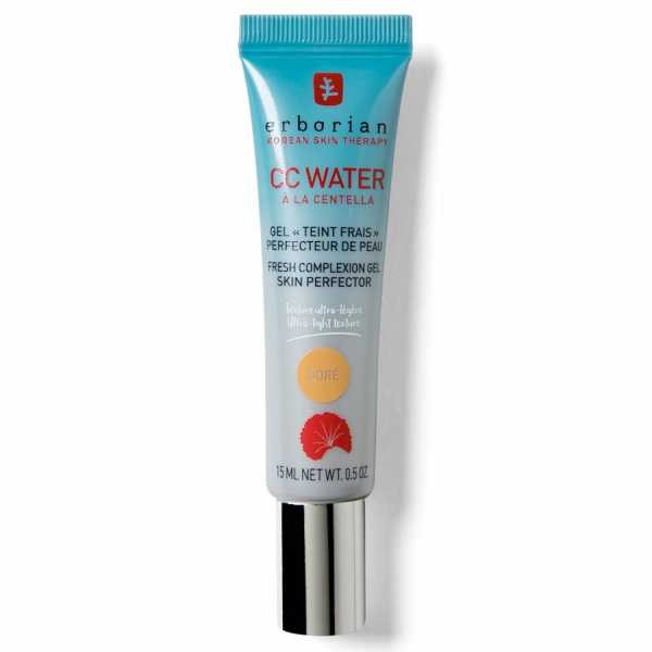 Erborian CC Water Gel Hidratante Ultraligero Color Dorado, 15 ml | Farmaconfianza