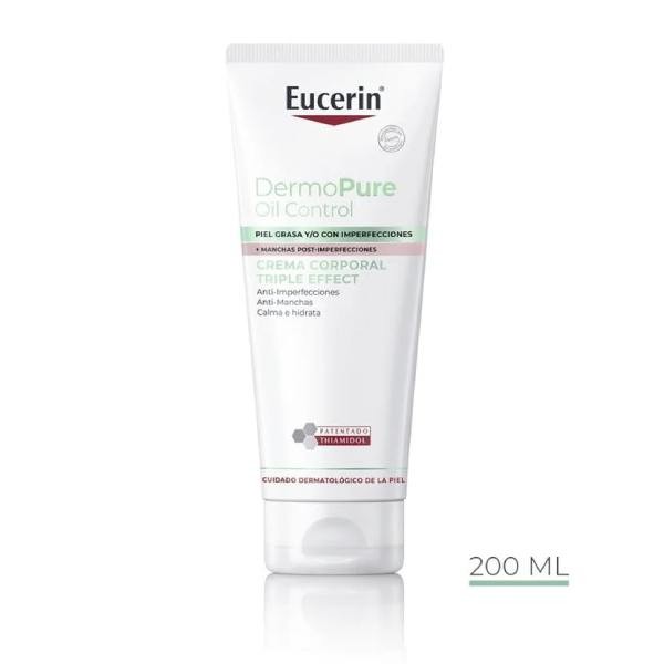 Eucerin Dermopure Oil Control Crema Corporal, 200 ml | Farmaconfianza