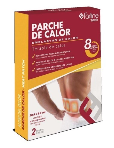 FARLINE PARCHES CALOR 2 UNIDADES - Farmacia La Alcarria