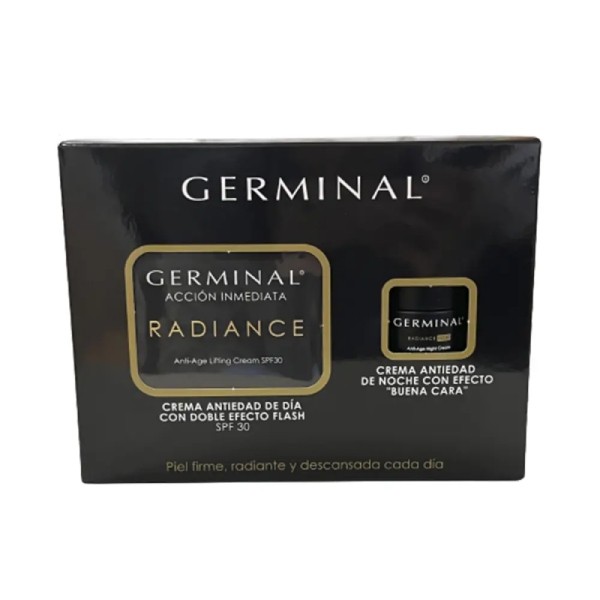 Germinal Acción Inmediata Radiance Crema Día 50 ml + Noche 15 ml
