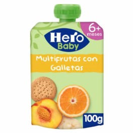 Hero Baby Multifrutas con Galleta, 100g