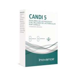 Inovance Candi 5 Equilibrio Mucosas, 15 cápsulas + 15 comprimidos | Farmaconfianza Compra Online