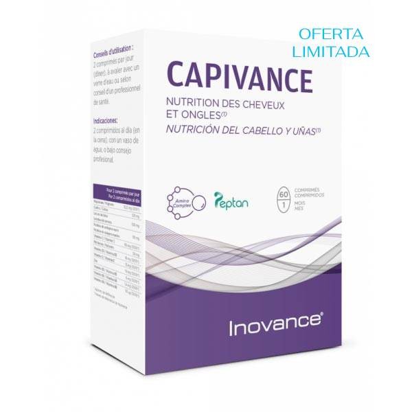 Inovance Capivance Nutrición del Cabello y Uñas, 60 comprimidos | Compra Online