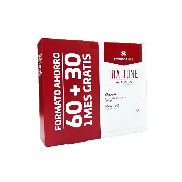 Iraltone AGA Plus, 90 cápsulas