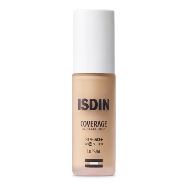 Isdin Coverage Base con SPF50+, Tono 1.0 Pearl, 30g