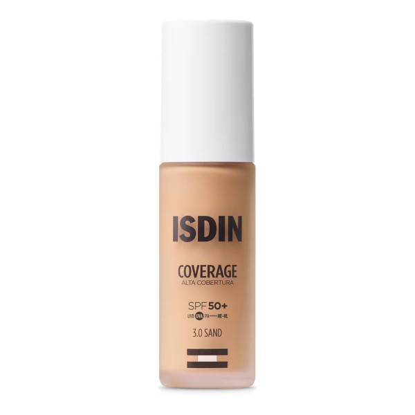 Isdin Coverage Base con SPF50+, Tono 3.0 Sand, 30g | Farmaconfianza