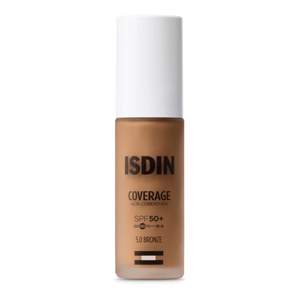 Isdin Coverage Base con SPF50+, Tono 5.0 Bronze, 30g | Farmaconfianza