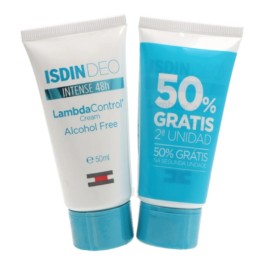 Isdin Lambda Control Desodorante Crema Duplo, 2x50 ml