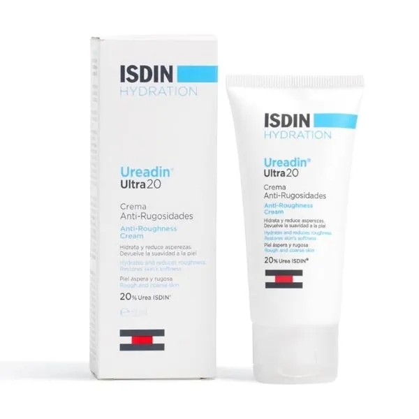 ISDIN Ureadin Ultra 20 Crema HIdratante Exfoliante, 50 ml