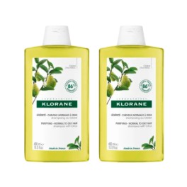Klorane Champú Cidra 2x400 ml Duplo 