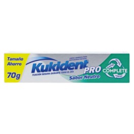 Kukident Pro Complete Crema Adhesiva Sabor Neutro, 70gr | Farmaconfianza