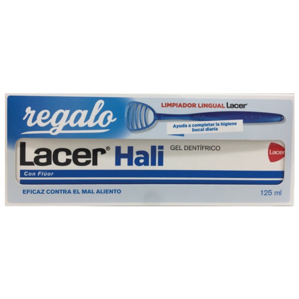 Lacer Hali Gel Dentífrico 125 ml. + REGALO Limpiador Lingual | Farmaconfianza