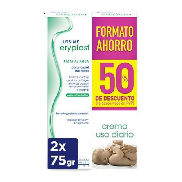 Lutsine Eryplast Pasta al Agua Duplo 2x75g. (2ªud 40% dto.) | Farmaconfianza