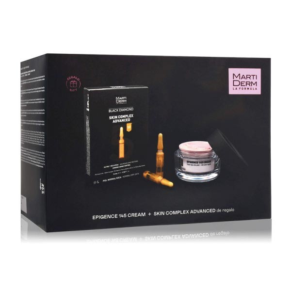 Martiderm Cofre Black Diamond Epigence 145 Cream + REGALO Skin Complex Advanced 5 Ampollas | Farmaconfianza