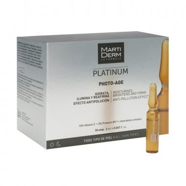 Martiderm Platinum Photo-Age HA+, 30 ampollas | Farmaconfianza